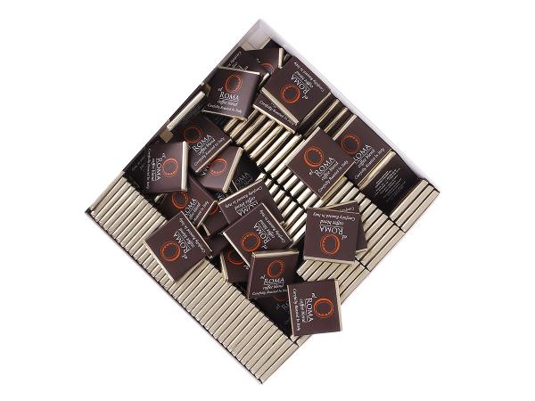 Шоколад темный с логотипом El ROMA по 5 гр., 1000 шт.
