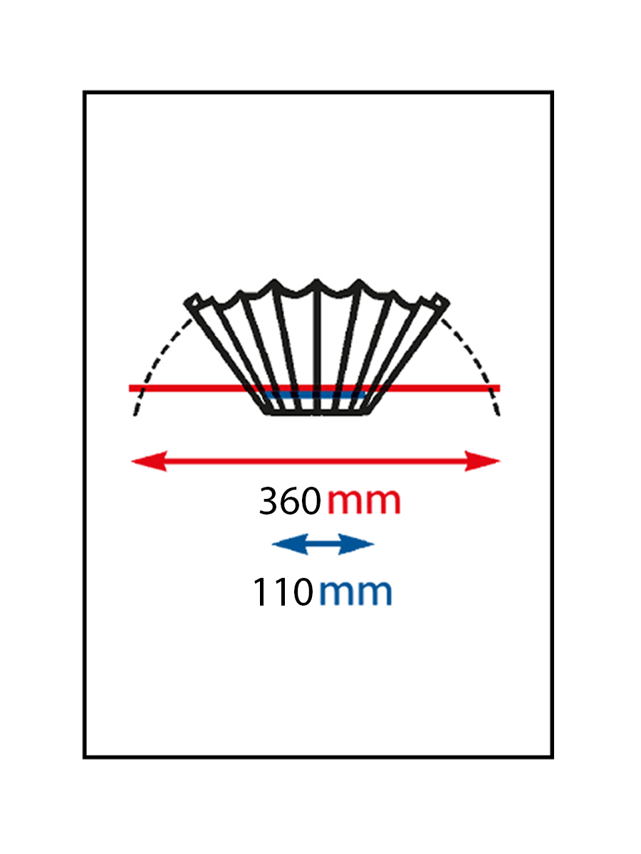 A39B 360/110  basket filter- бумажные фильтры (В5)  (500шт в уп.)
